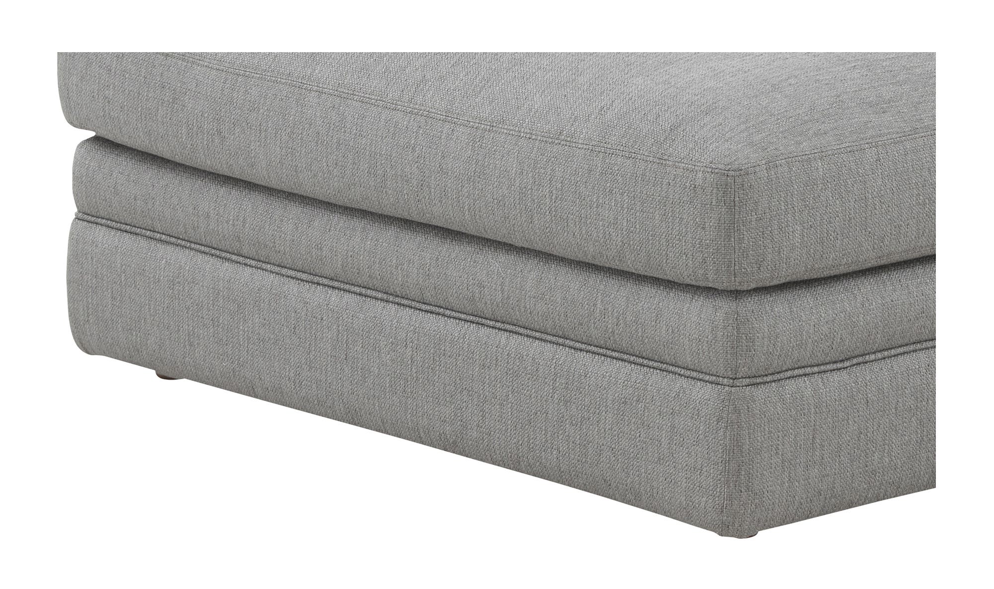 Moe's Malin Modern Ottoman - Gray