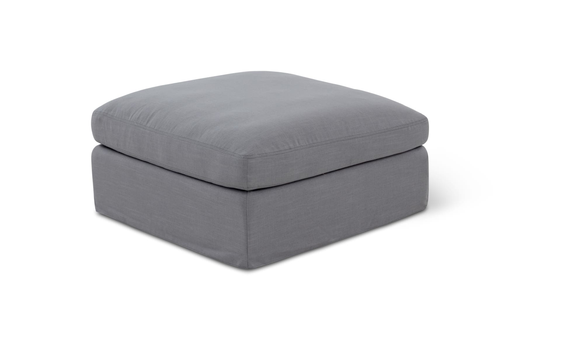 Moe's - Amara Modern Modular Condo Sized Ottoman in Moonlight