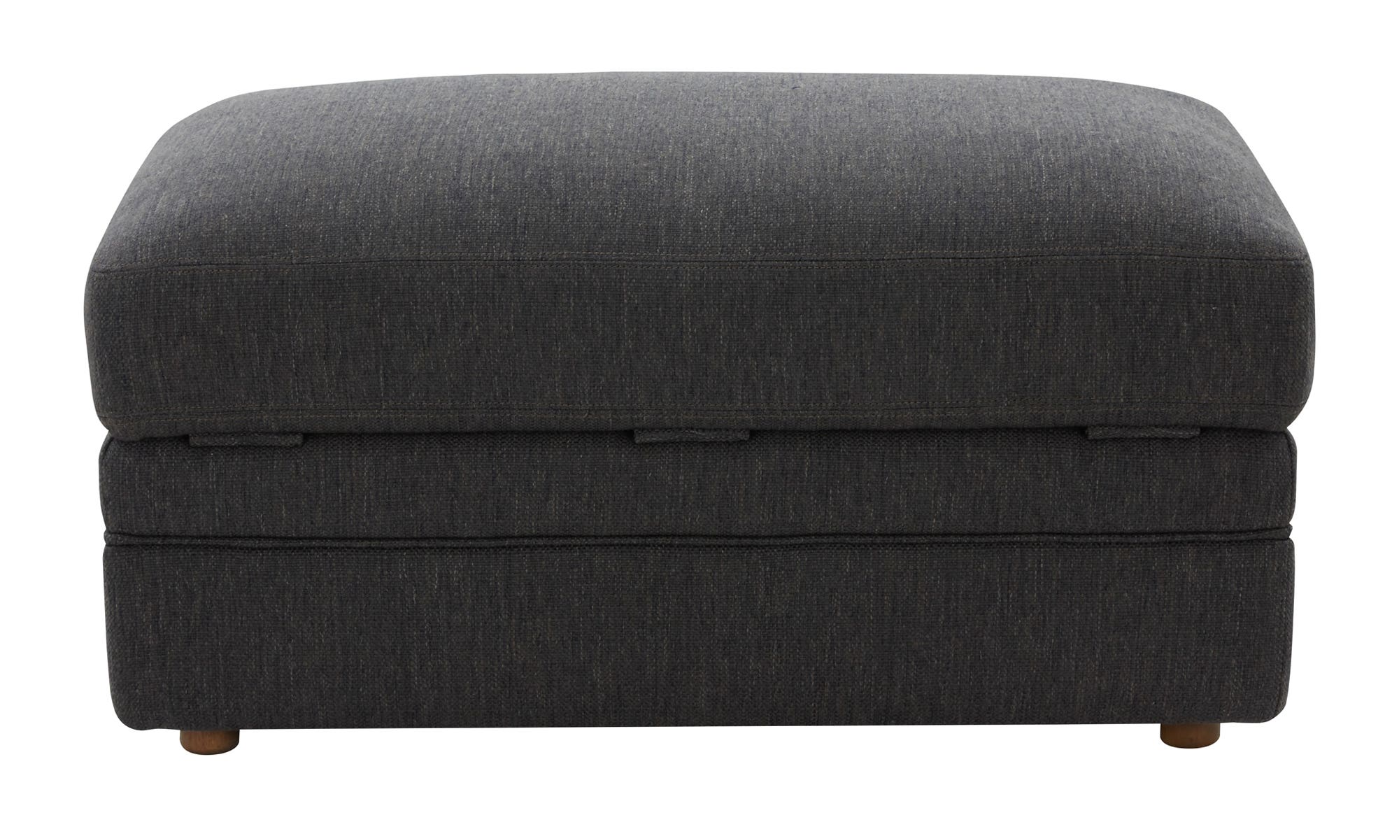 Moe's Malin Modern Ottoman with Storage - Charcoal