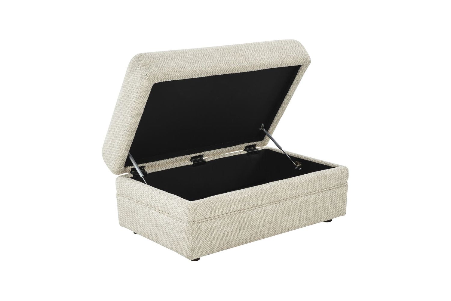 Moe's Malin Modern Ottoman with Storage - Beige