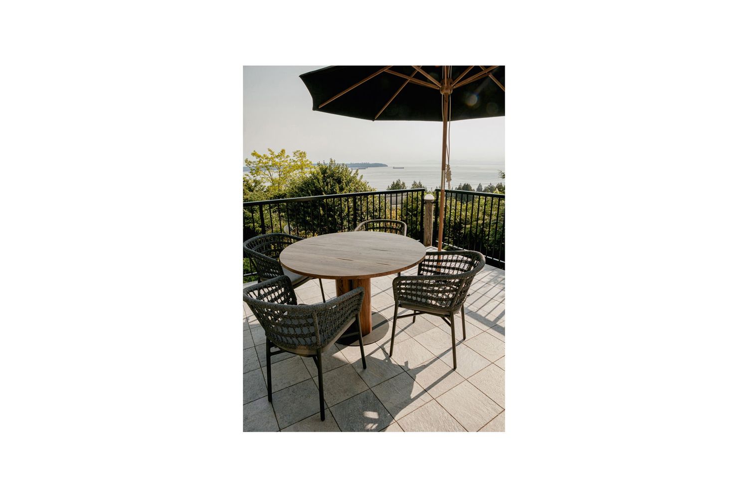 Moe's - Tori Modern Outdoor Dining Chair Set of 2 in Granite