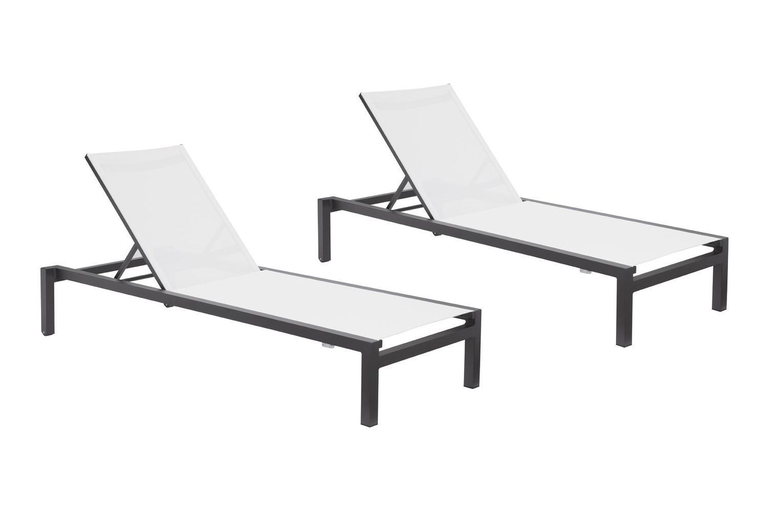 Moe's - Pascoe Modern Outdoor Lounge Chair Set of 2