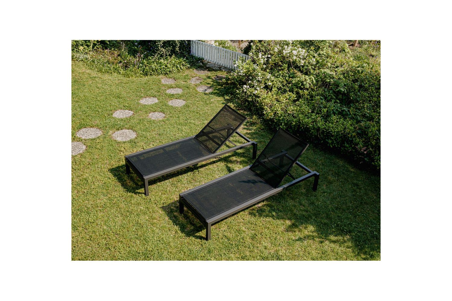 Moe's - Pascoe Modern Outdoor Lounge Chair Set of 2