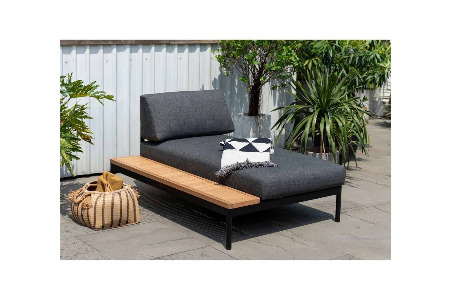 Moe's - Aether Modern Daybed in Charcoal Gray