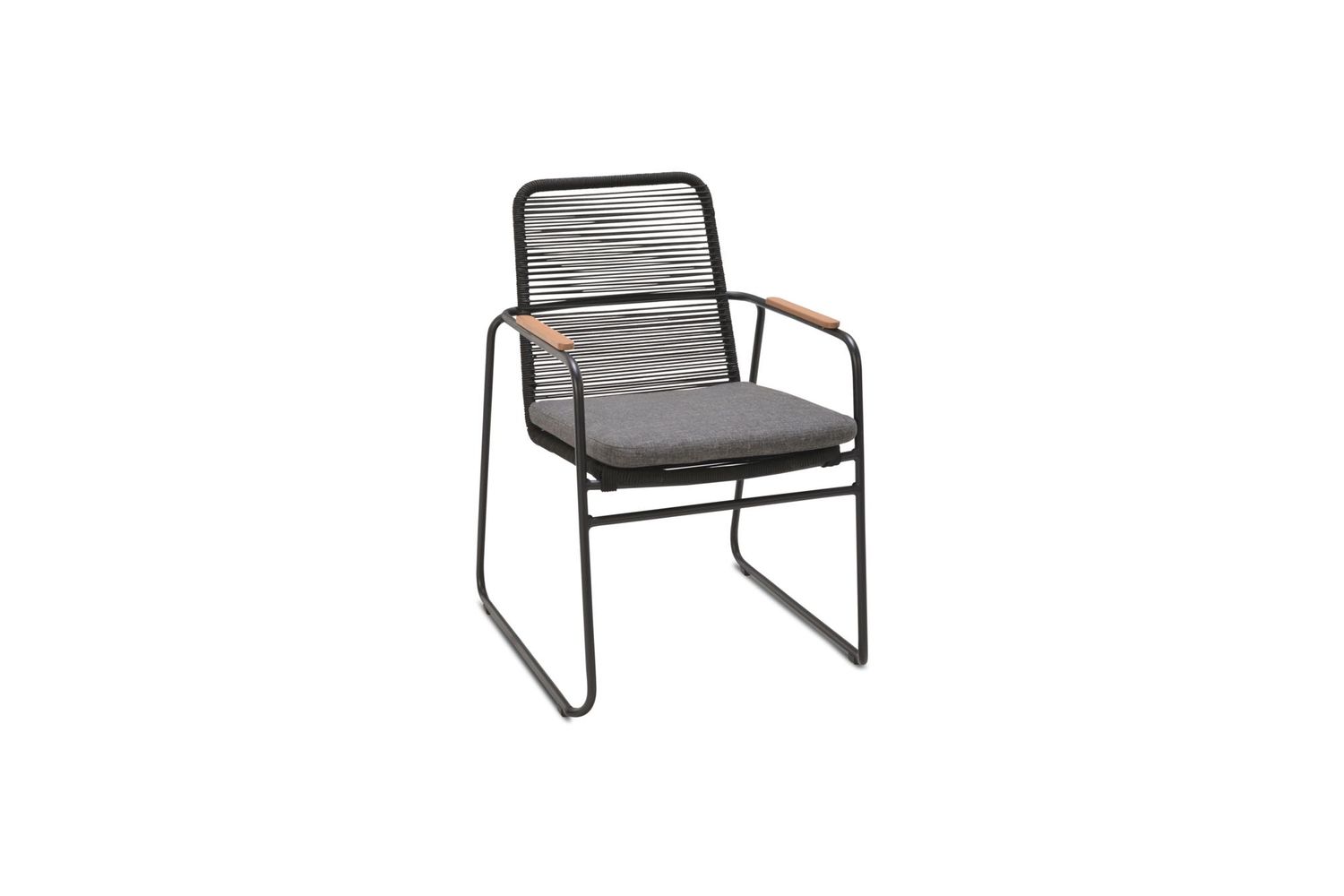 Moe's - Aether Modern Dining Chair Set of 2 in Charcoal Gray