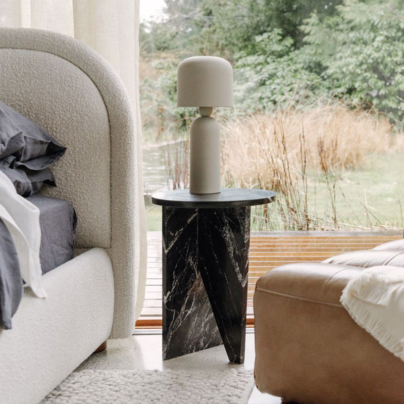 Moe's Grace Accent Table - Black Marble