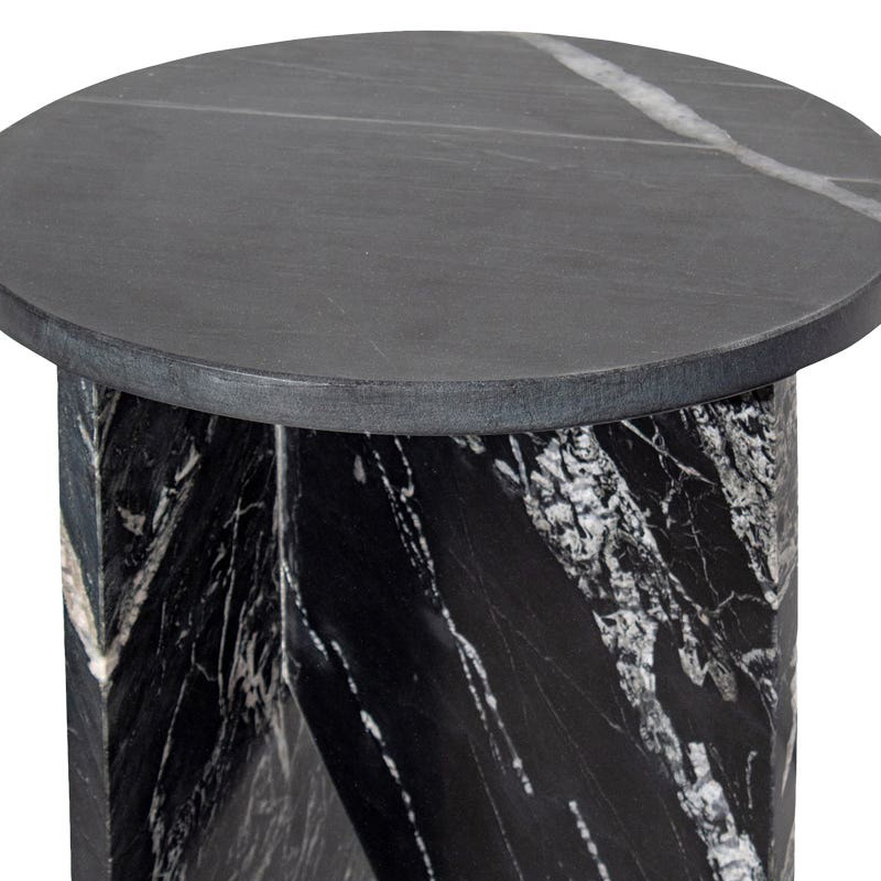 Moe's Grace Accent Table - Black Marble