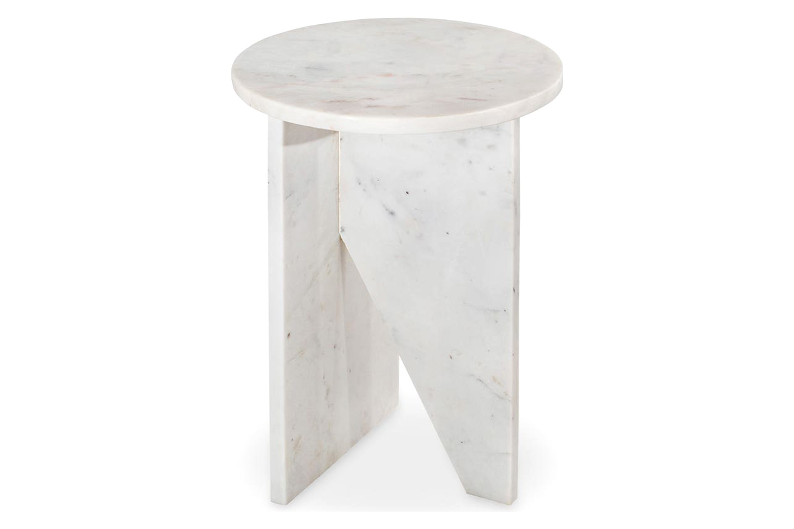 Moe's Grace Accent Table - White