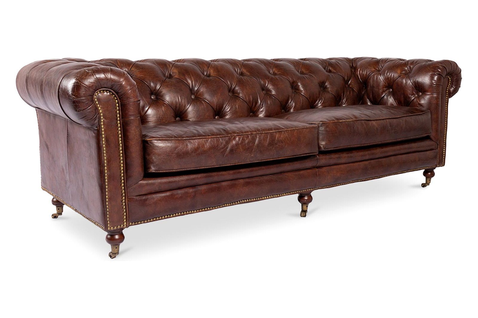 Moe's Birmingham Sofa - Dark Brown