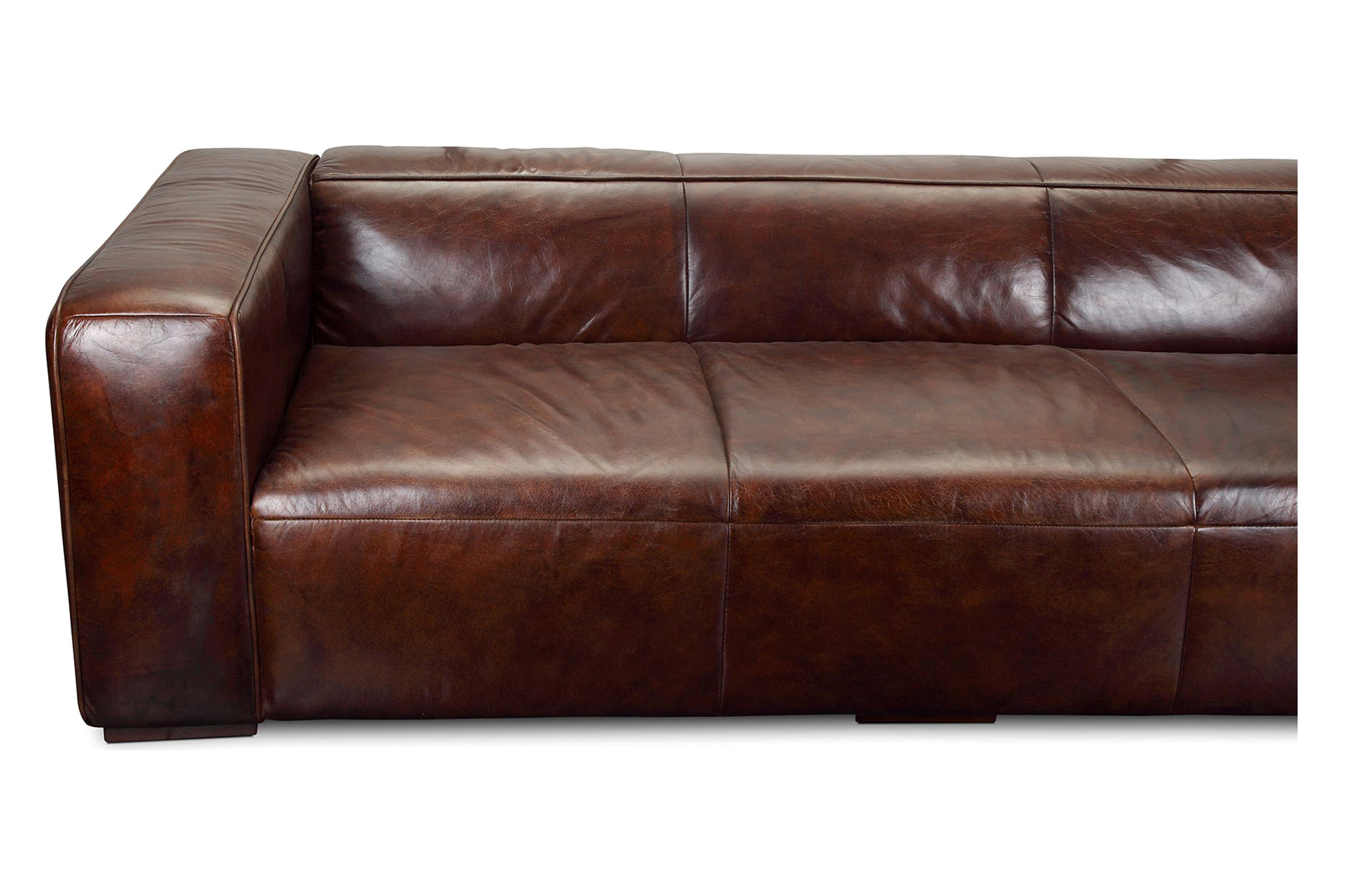 Moe's Bolton Sofa - Dark Brown