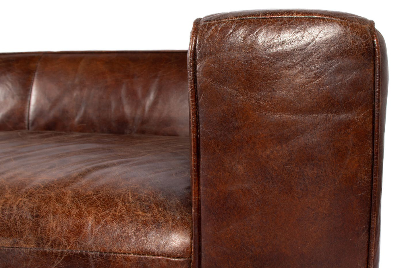 Moe's Bolton Sofa - Dark Brown