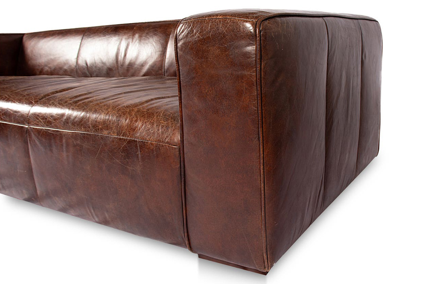 Moe's Bolton Sofa - Dark Brown