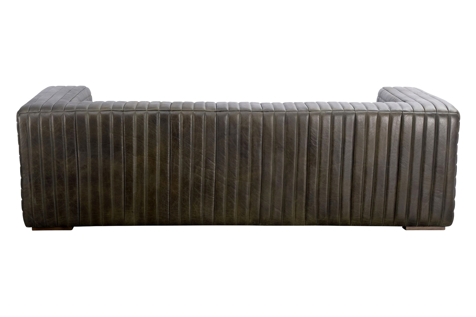 Moe's Castle Sofa - Charred Olive