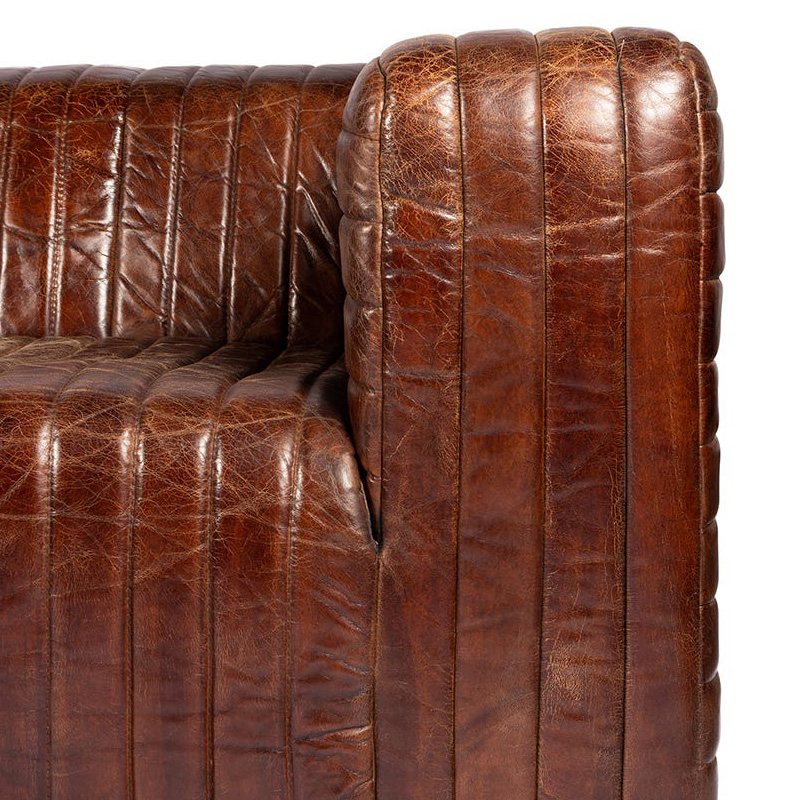 Moe's Castle Sofa - Dark Brown