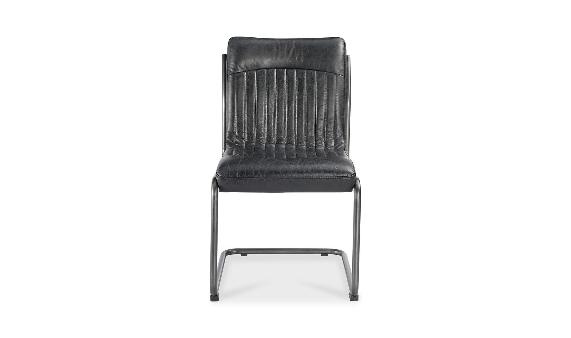 Moe's Ansel Industrial Dining Chair Set of 2 - Black