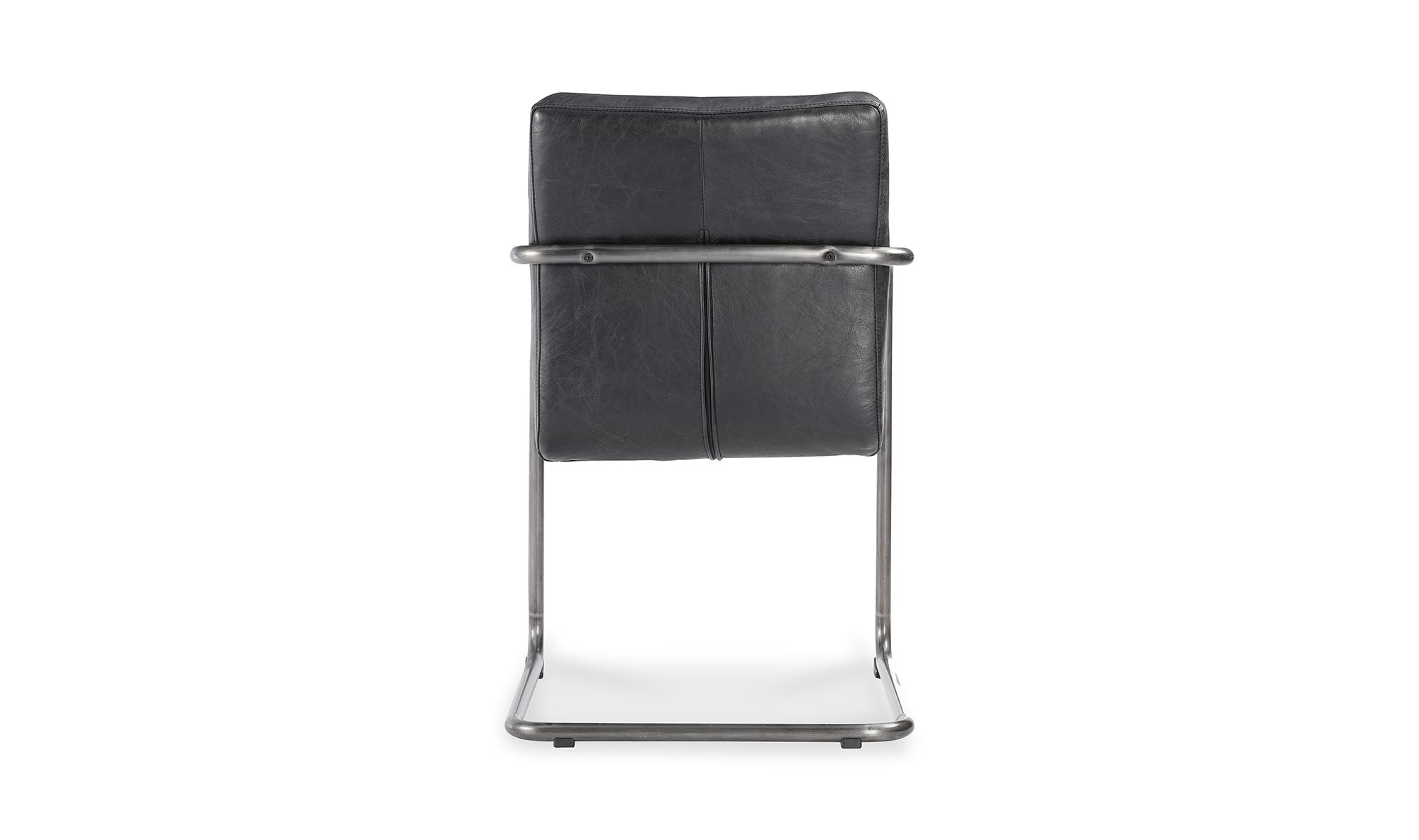 Moe's Ansel Industrial Armchair Set of 2 - Black