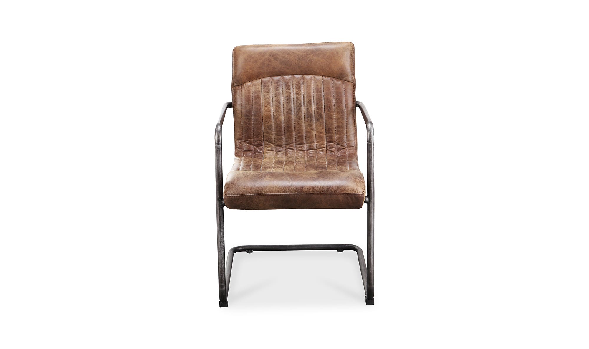 Moe's Ansel Industrial Armchair Set of 2 - Light Brown