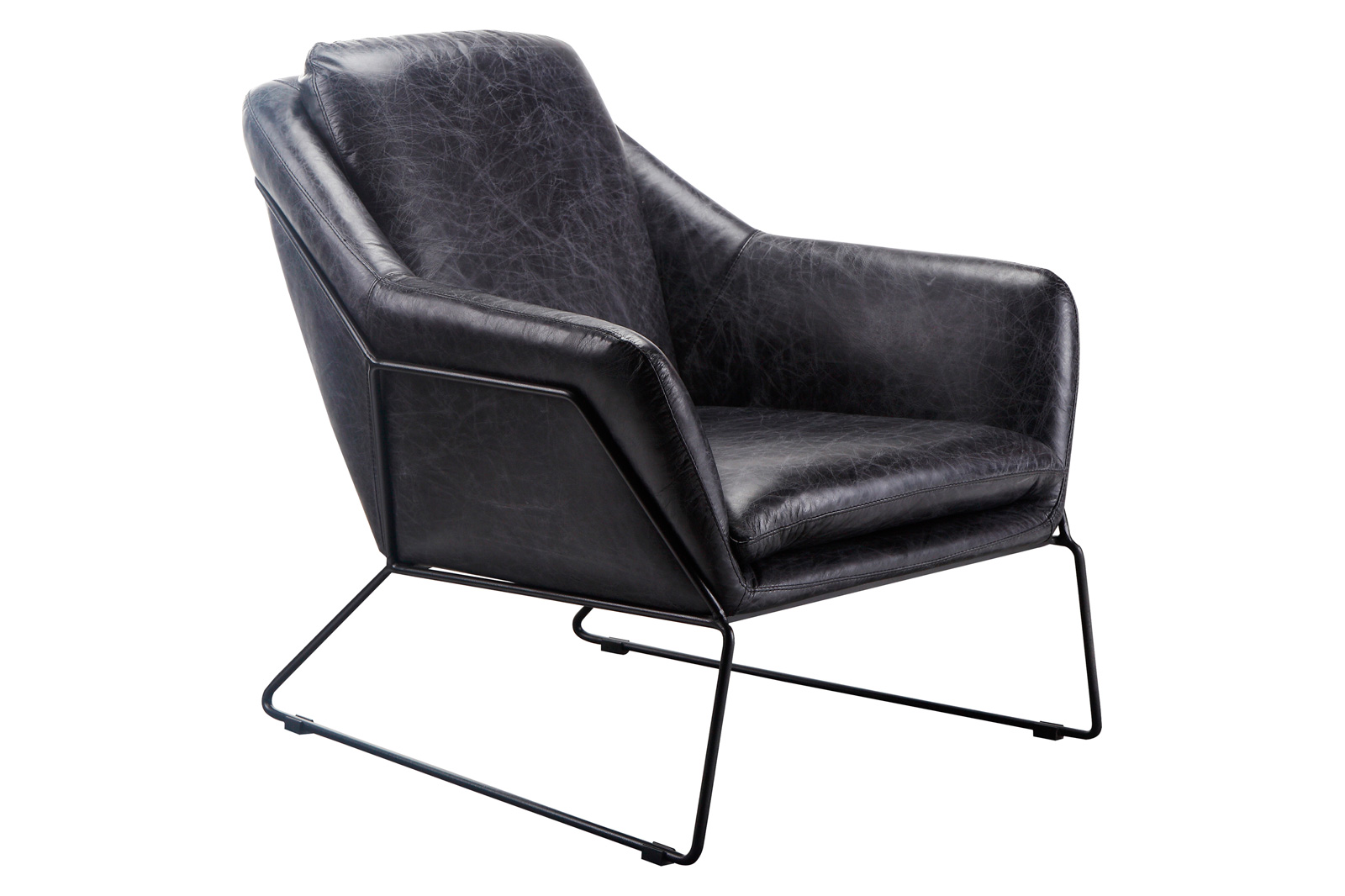 Moe's Greer Club Chair - Black