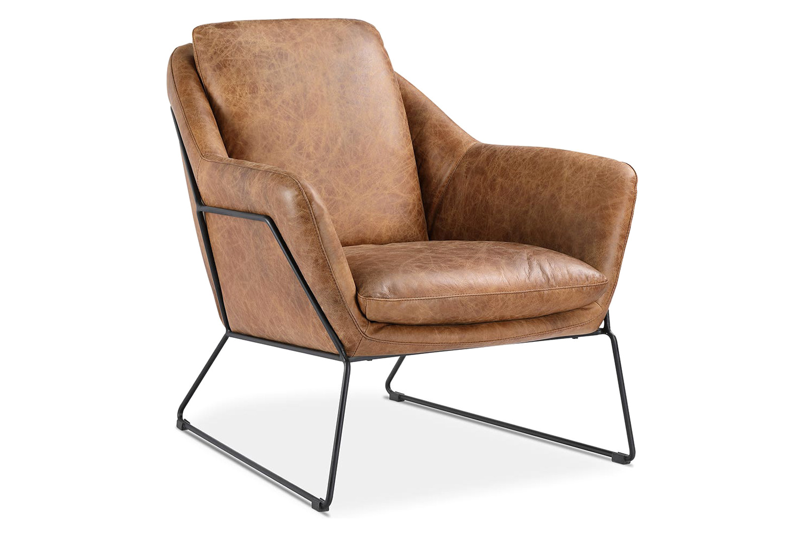 Moe's Greer Club Chair - Cappuccino