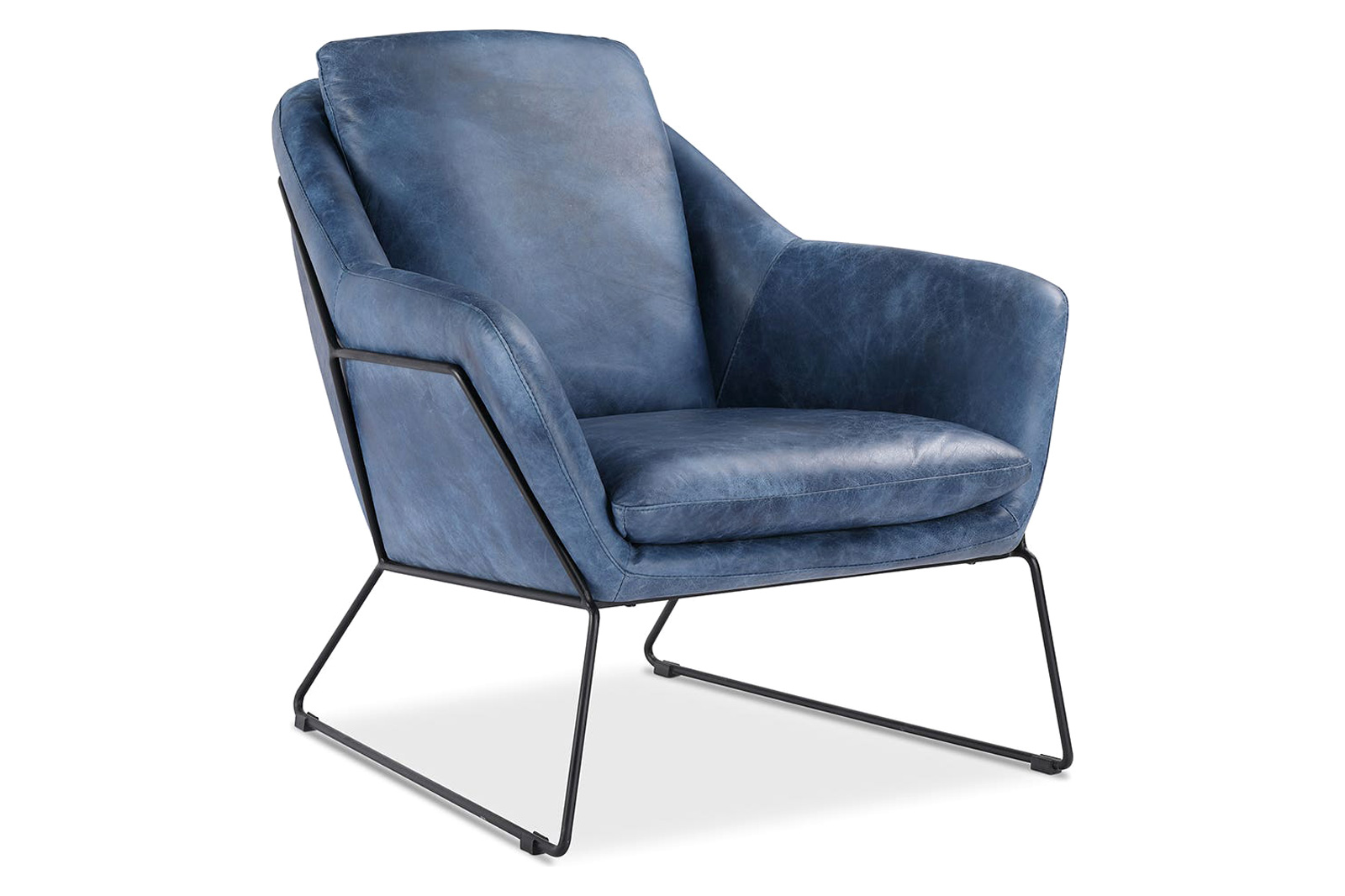 Moe's Greer Club Chair - Dark Blue