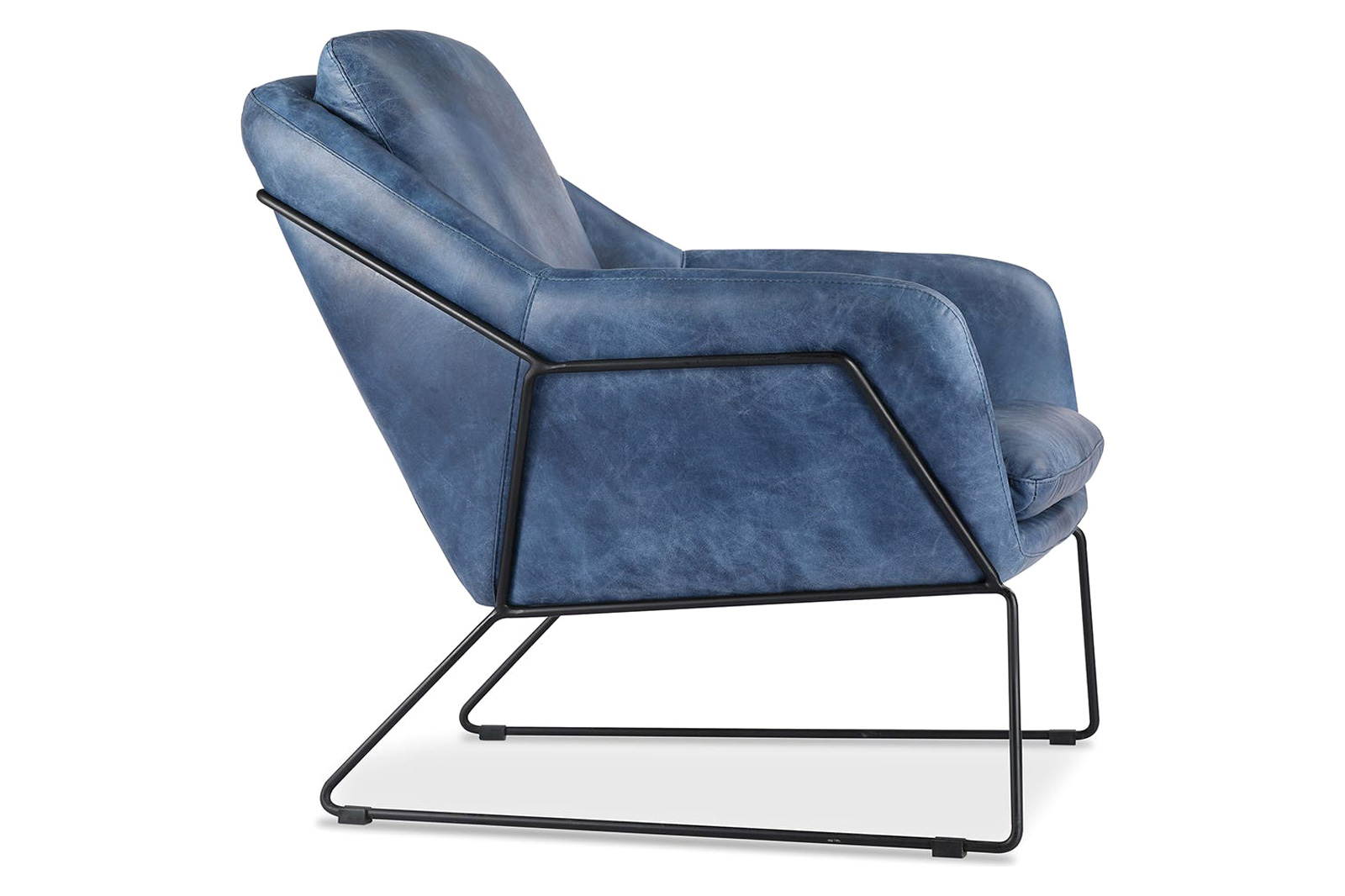 Moe's Greer Club Chair - Dark Blue