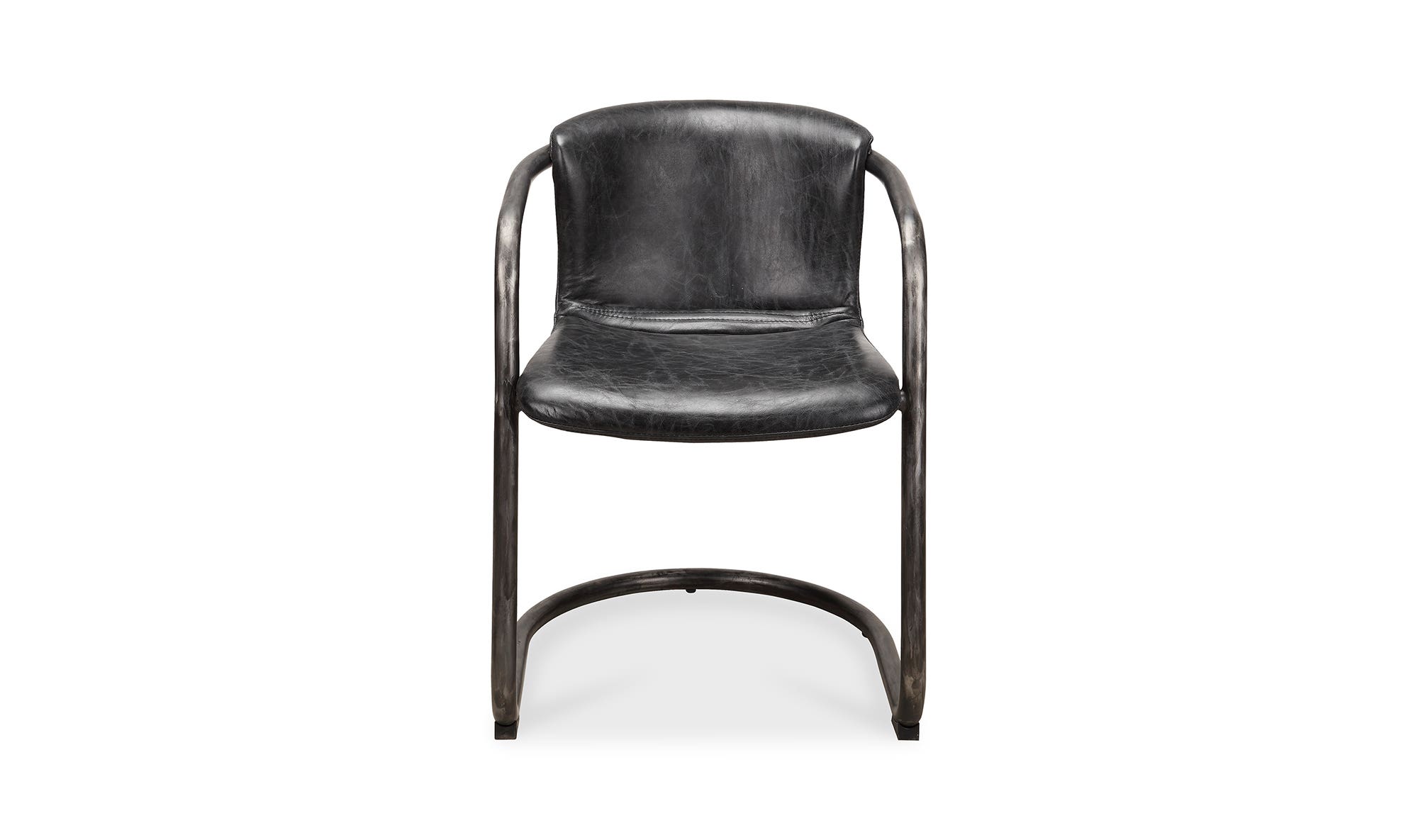 Moe's Freeman Industrial Dining Chair Set of 2 - Black