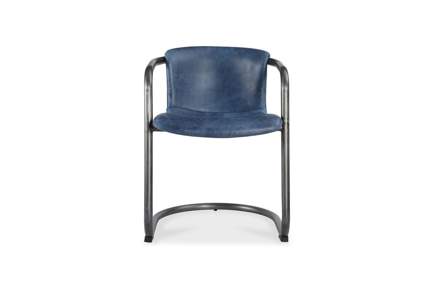 Moe's Freeman Industrial Dining Chair Set of 2 - Dark Blue