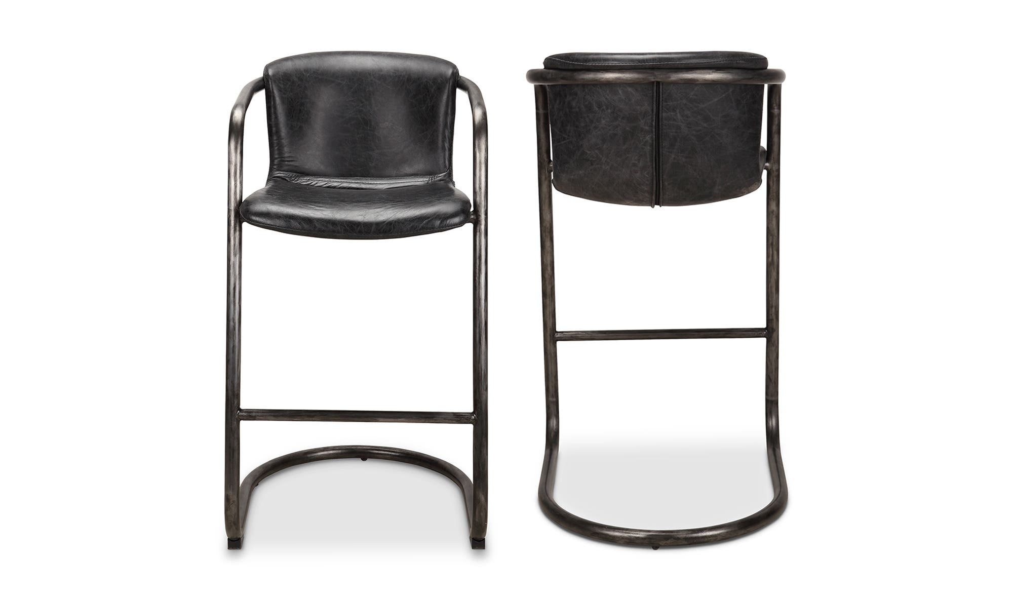 Moe's - Freeman Industrial Bar Stool Set of 2