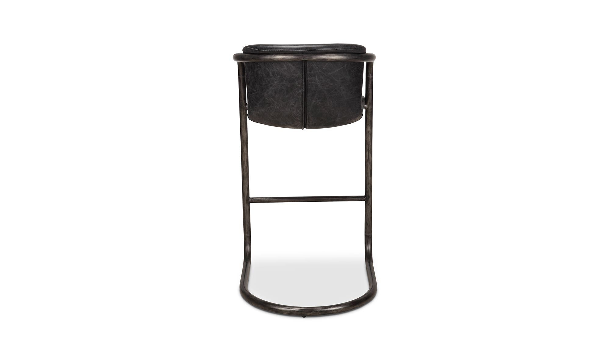 Moe's Freeman Industrial Bar Stool Set of 2 - Black