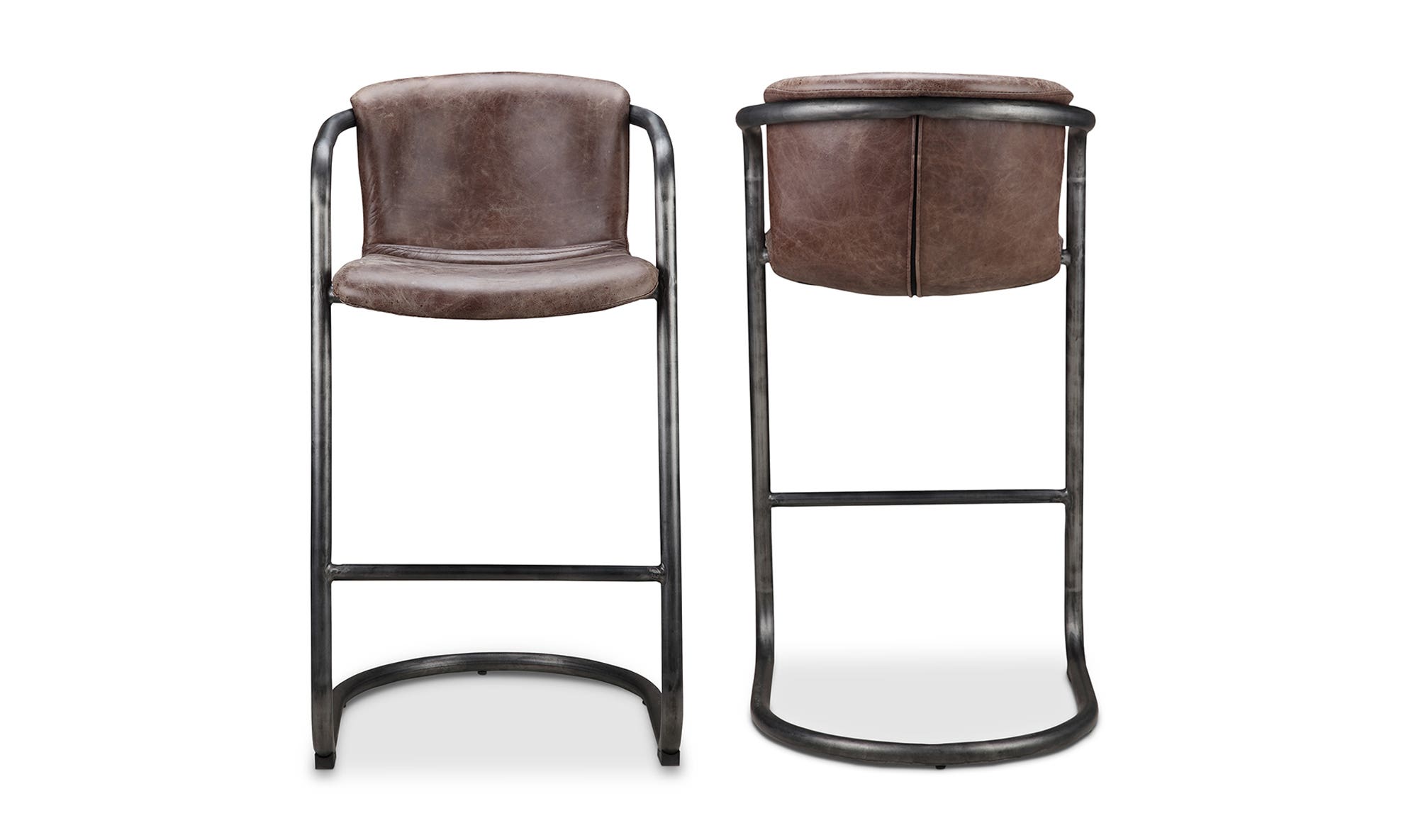 Moe's - Freeman Industrial Bar Stool Set of 2