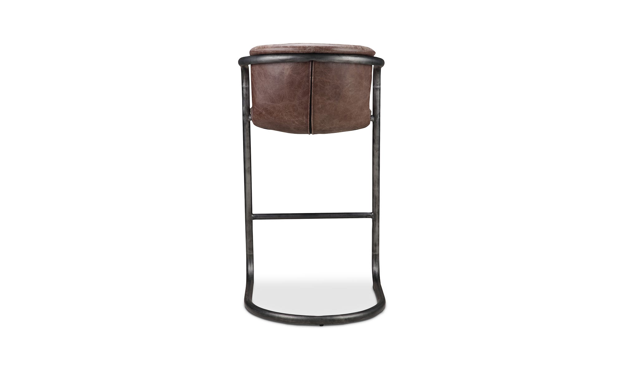 Moe's Freeman Industrial Bar Stool Set of 2 - Brown