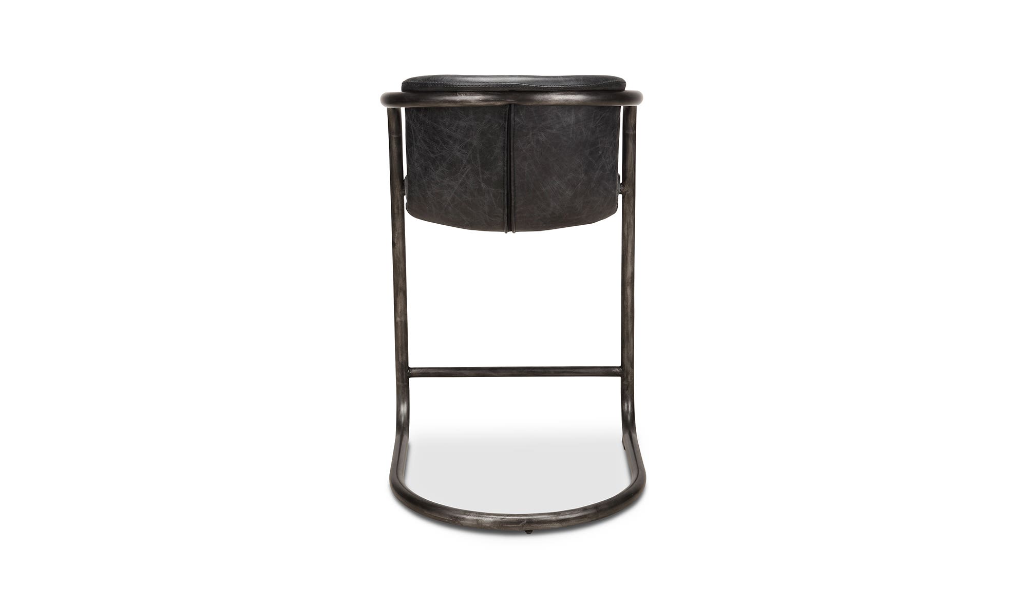 Moe's Freeman Industrial Counter Stool Set of 2 - Black