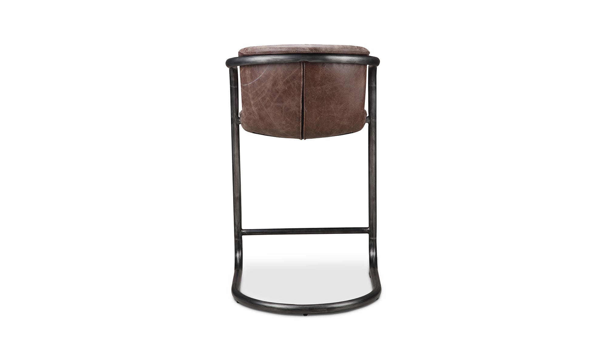 Moe's Freeman Industrial Counter Stool Set of 2 - Brown