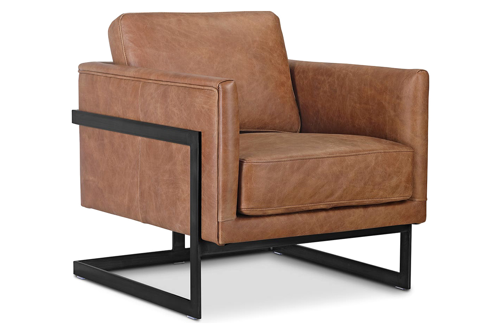 Moe's Luxley Club Chair - Cappuccino