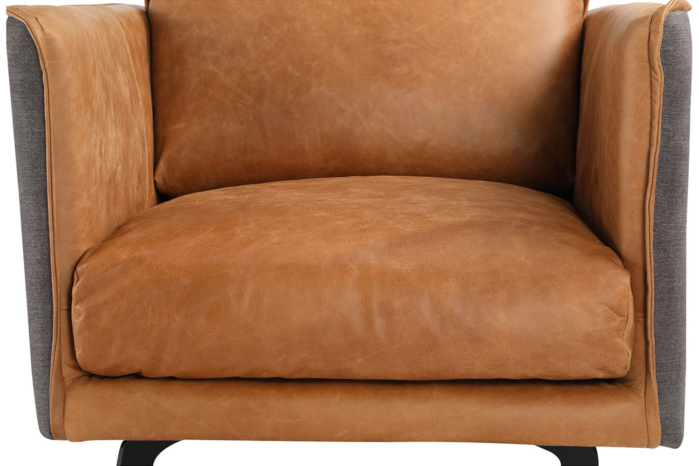 Moe's - Messina Leather Armchair in Brown