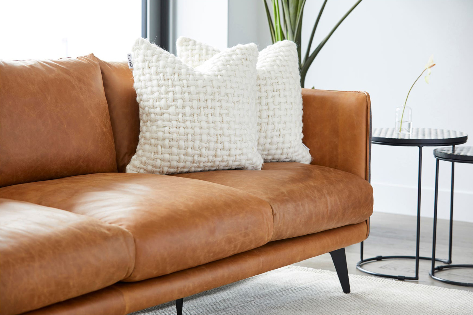 Moe's - Messina Sofa in Orange