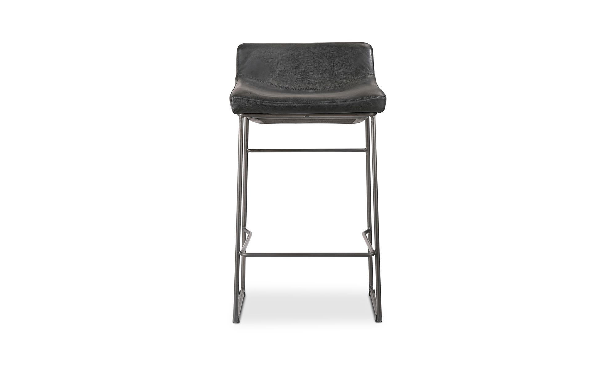 Moe's Starlet Contemporary Counter Stool Set of 2 - Black