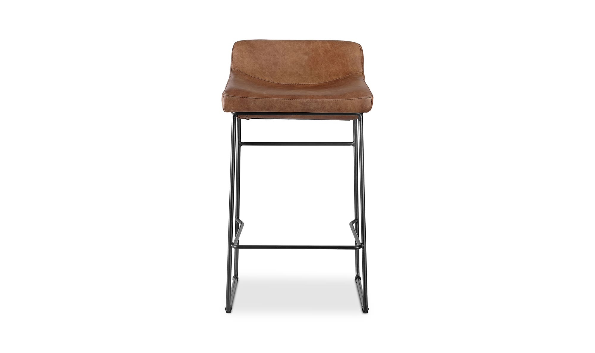 Moe's Starlet Contemporary Counter Stool Set of 2 - Cappuccino