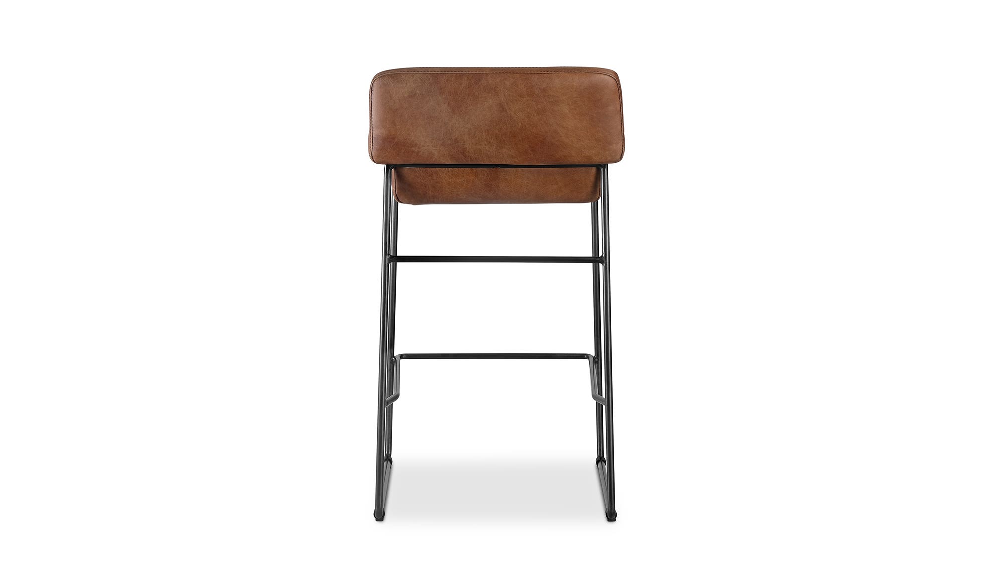 Moe's Starlet Contemporary Counter Stool Set of 2 - Cappuccino