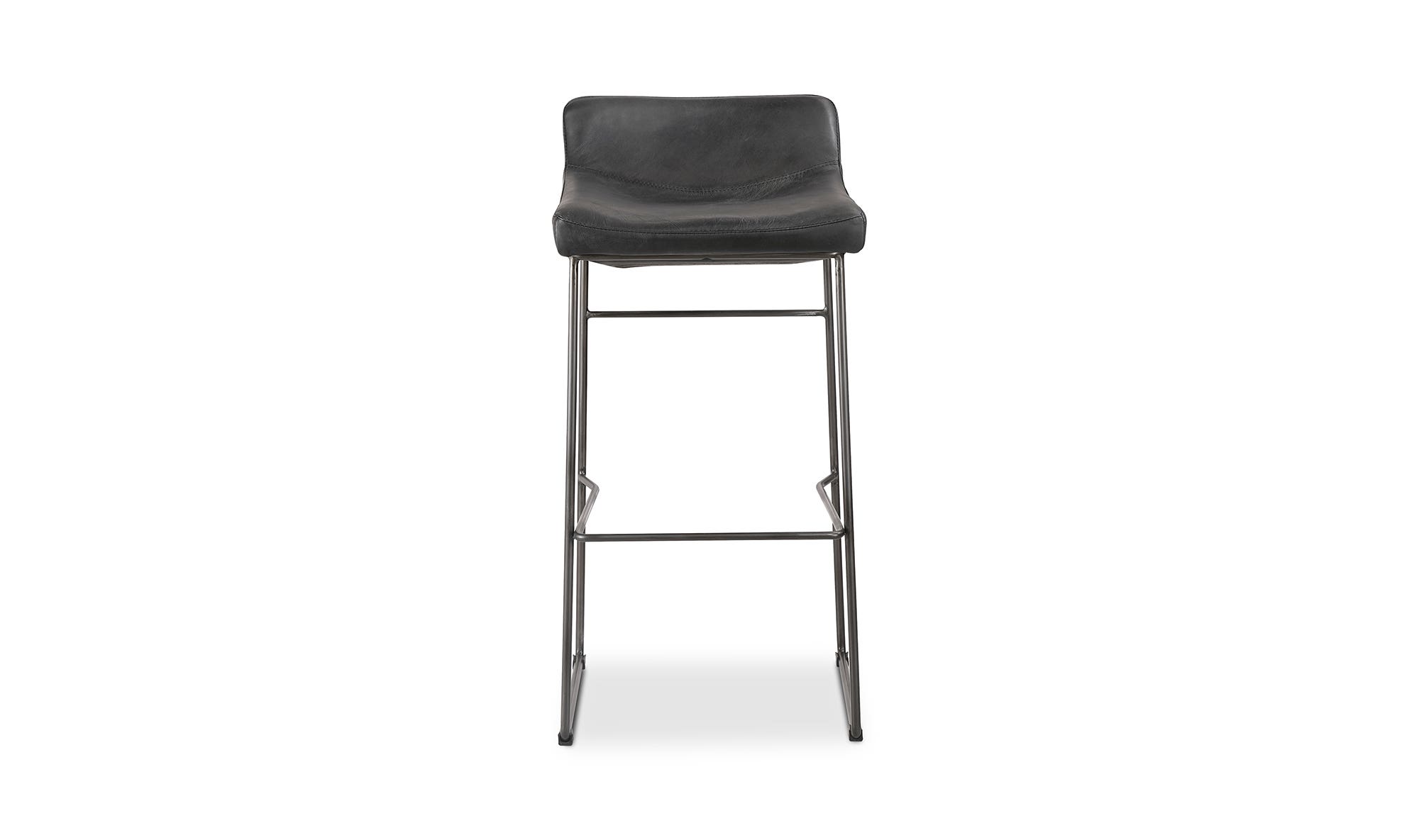 Moe's Starlet Contemporary Barstool Set of 2 - Black