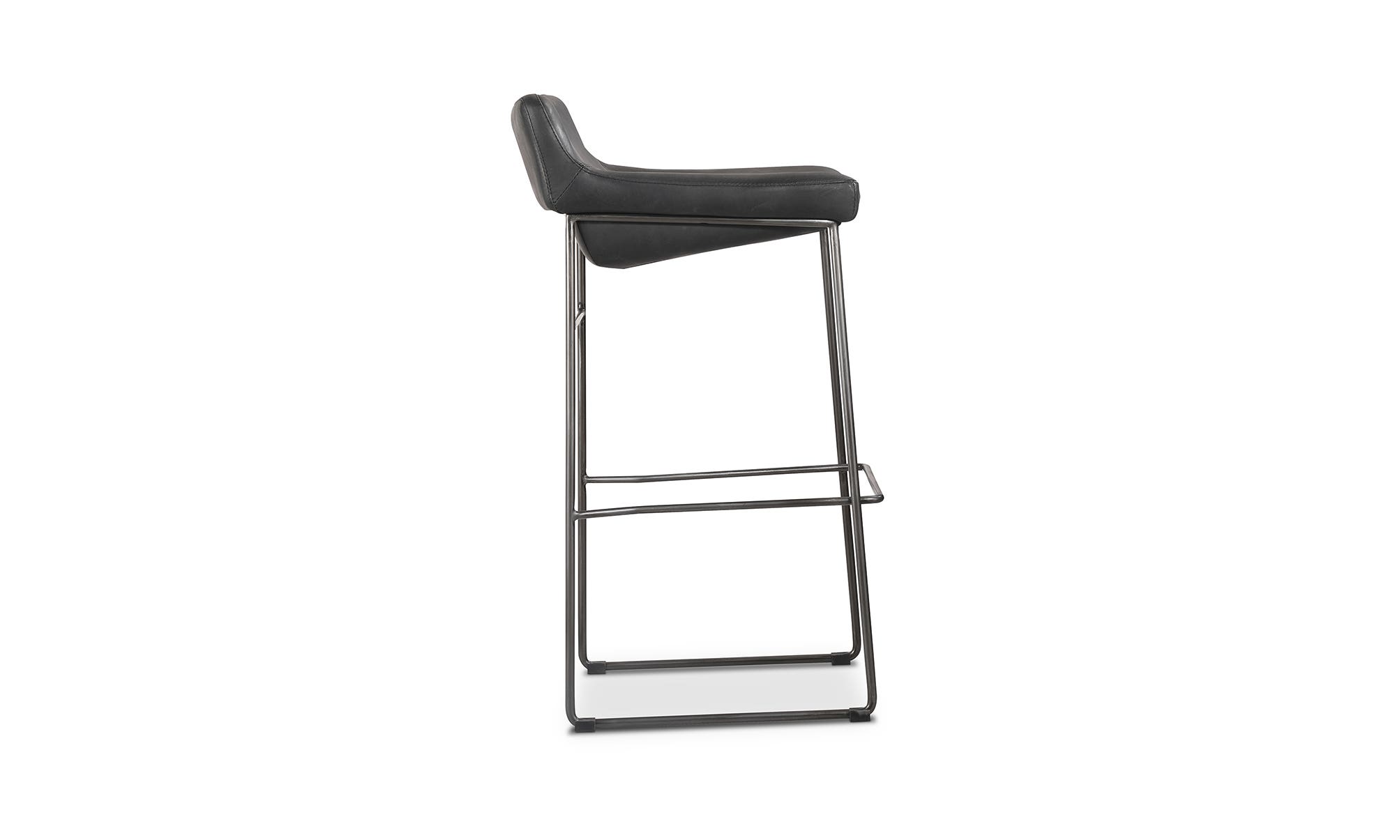 Moe's Starlet Contemporary Barstool Set of 2 - Black