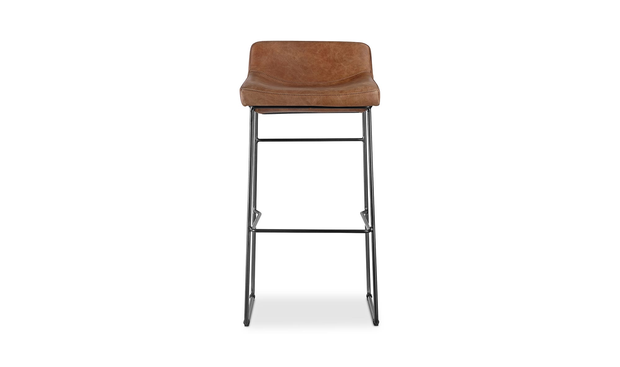 Moe's Starlet Contemporary Barstool Set of 2 - Cappuccino