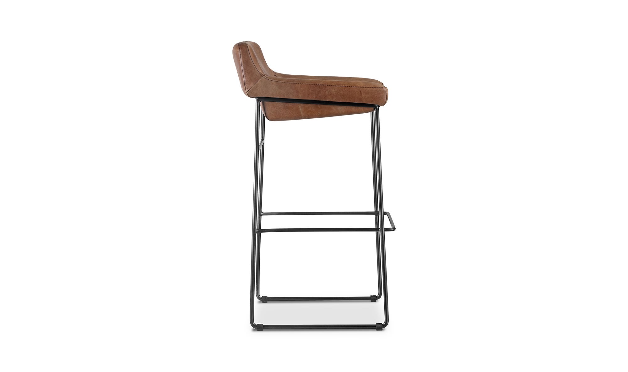 Moe's Starlet Contemporary Barstool Set of 2 - Cappuccino