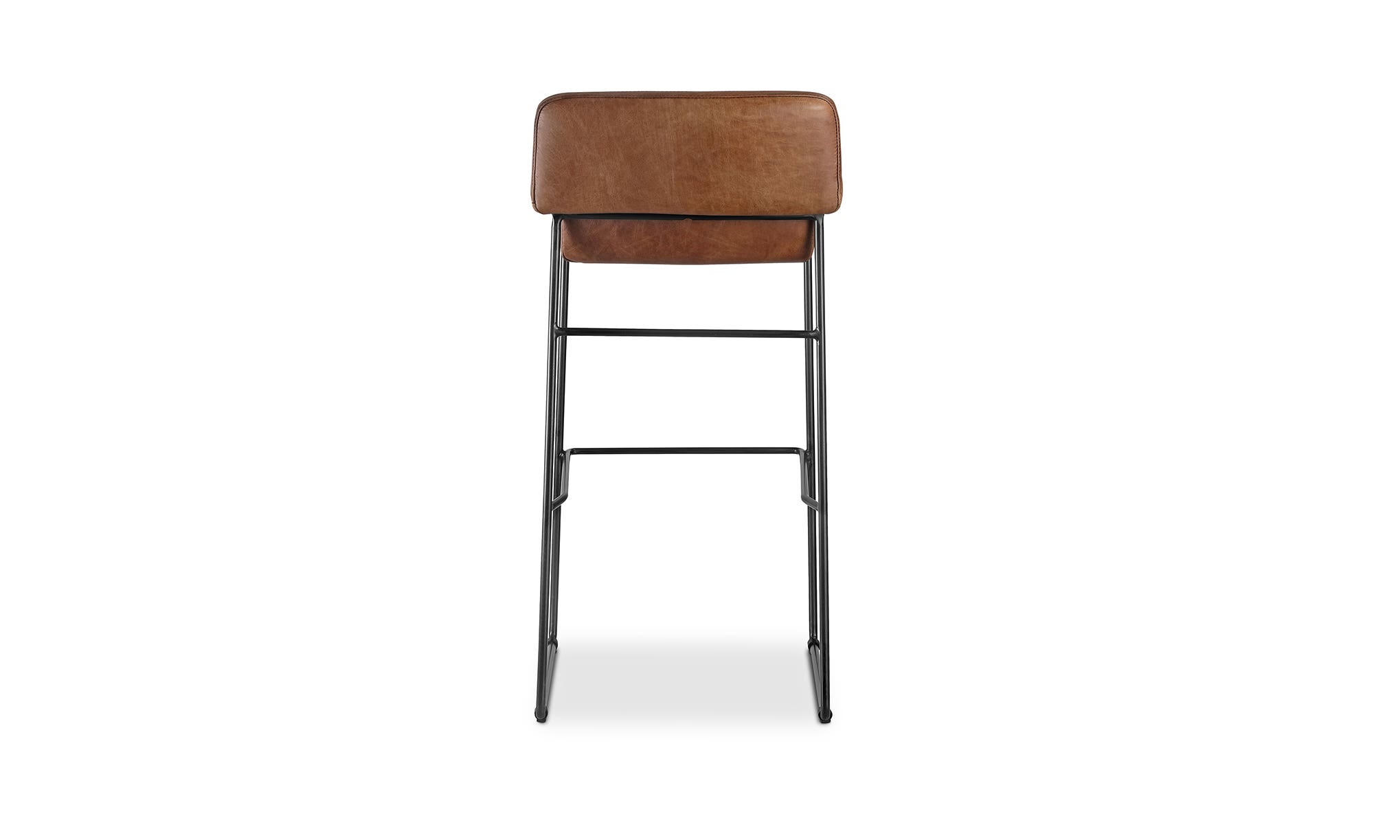 Moe's Starlet Contemporary Barstool Set of 2 - Cappuccino