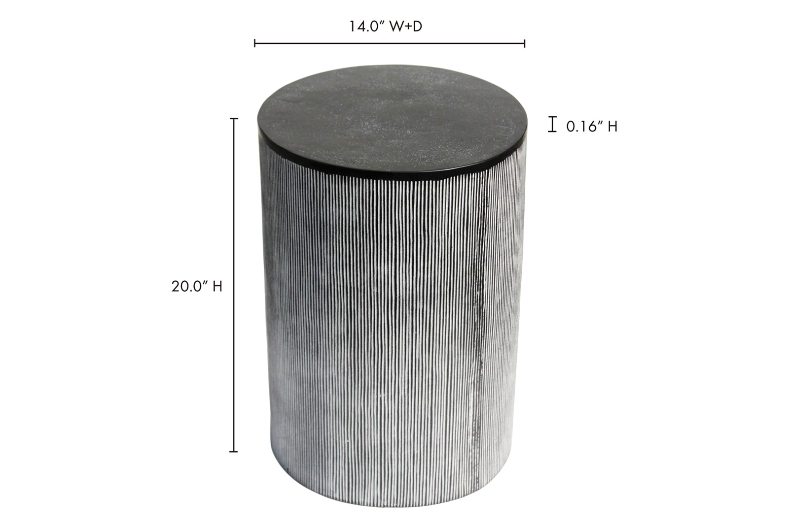 Moe's - Althea End Table in Black