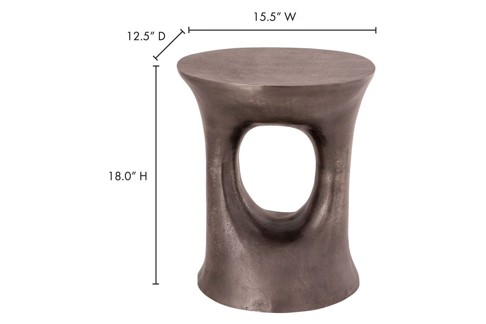 Moe's - Luwan Stool in Gray