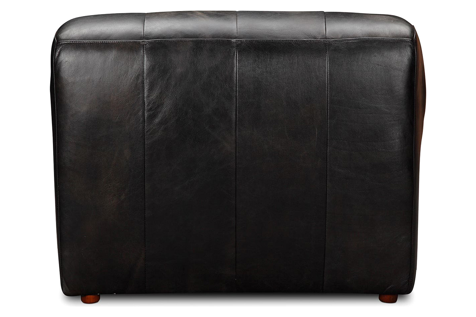 Moe's™ Ramsay Leather Chaise - Antique