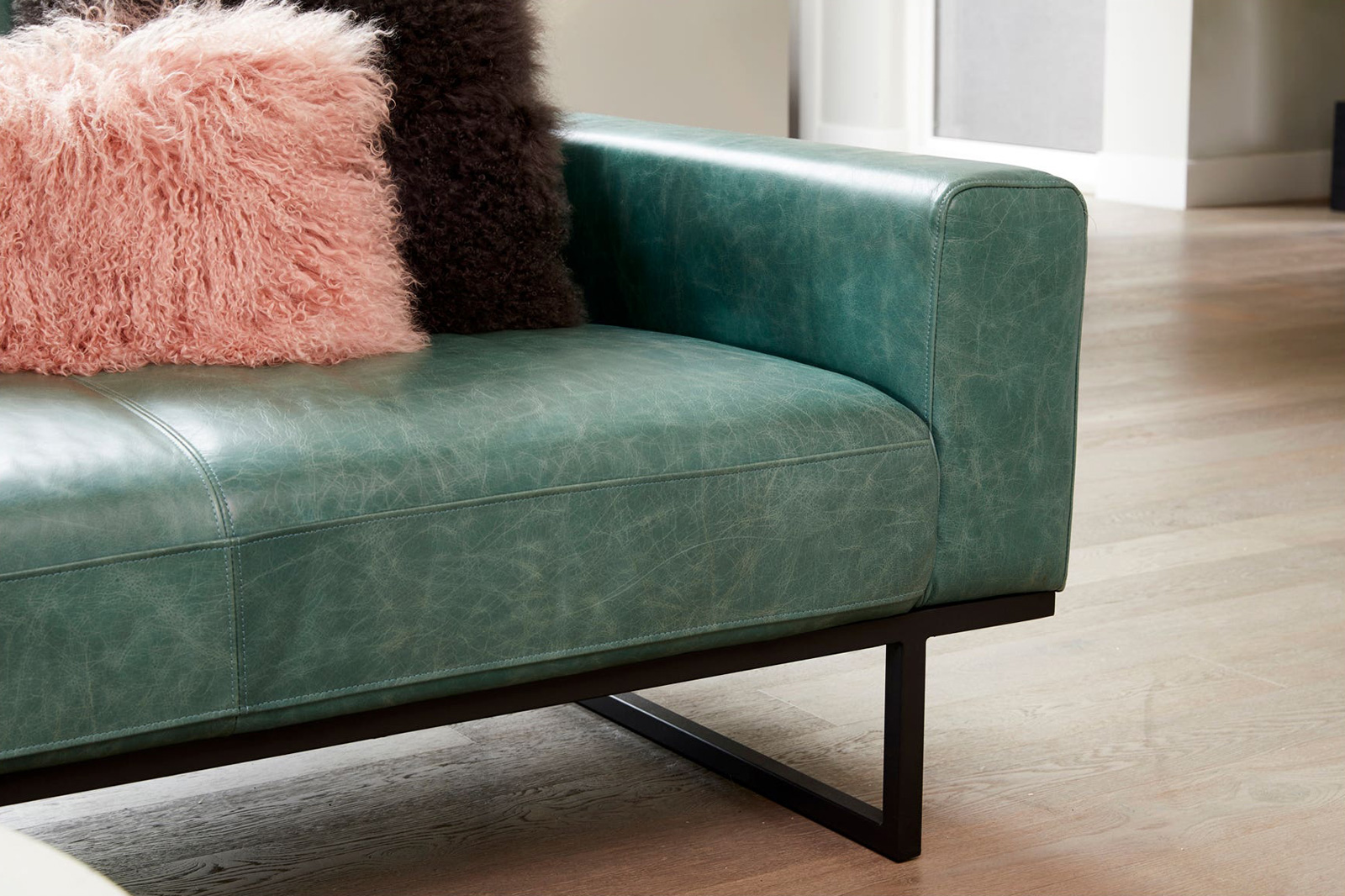 Moe's - Brock Sofa in Teal