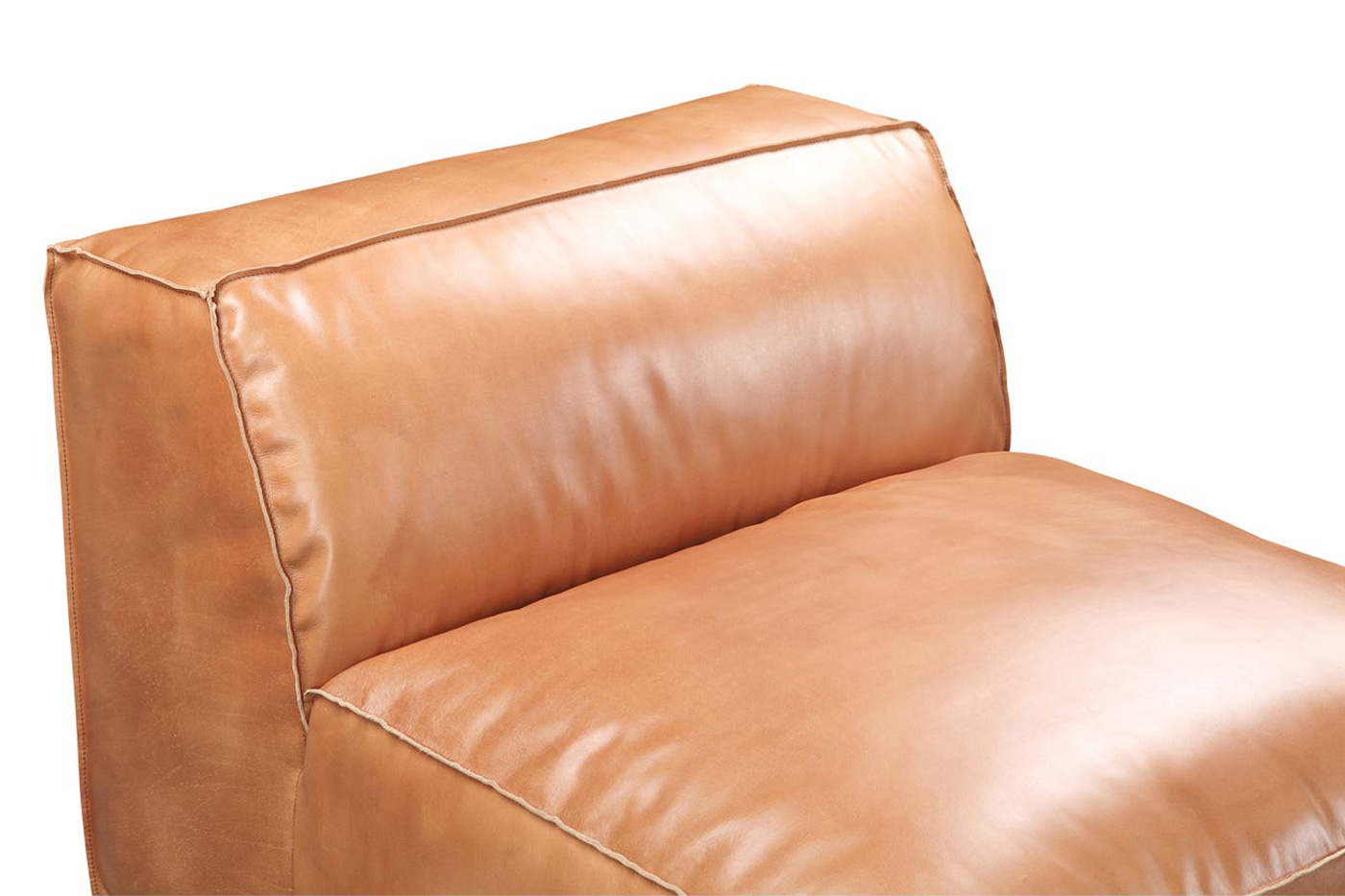 Moe's Luxe Slipper Chair - Tan