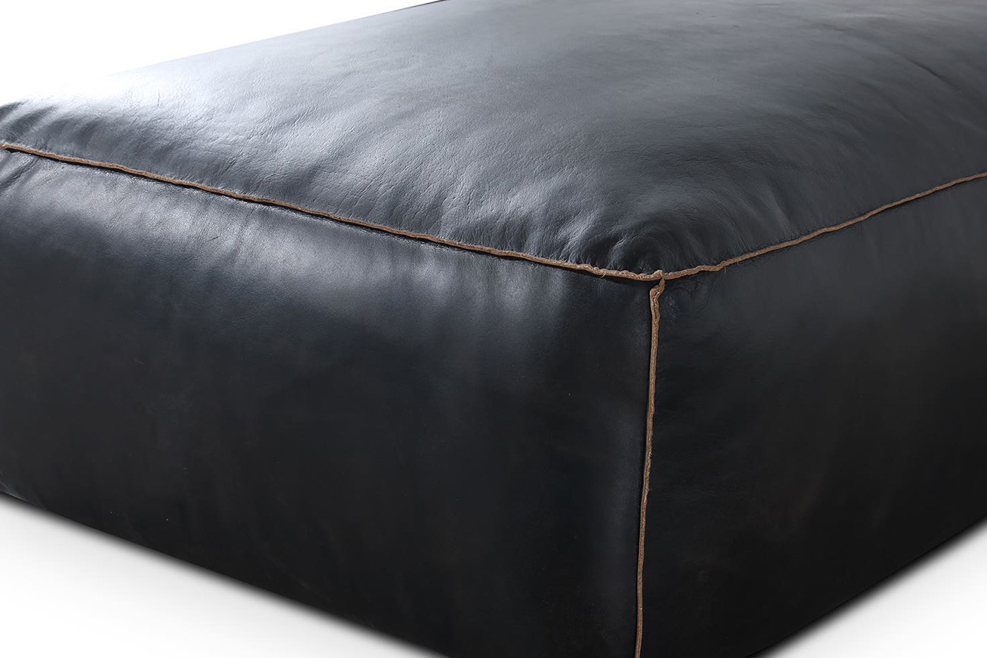 Moe's™ Luxe Ottoman - Antique